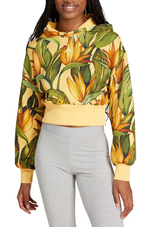 x FARM Rio Cotton Graphic Hoodie