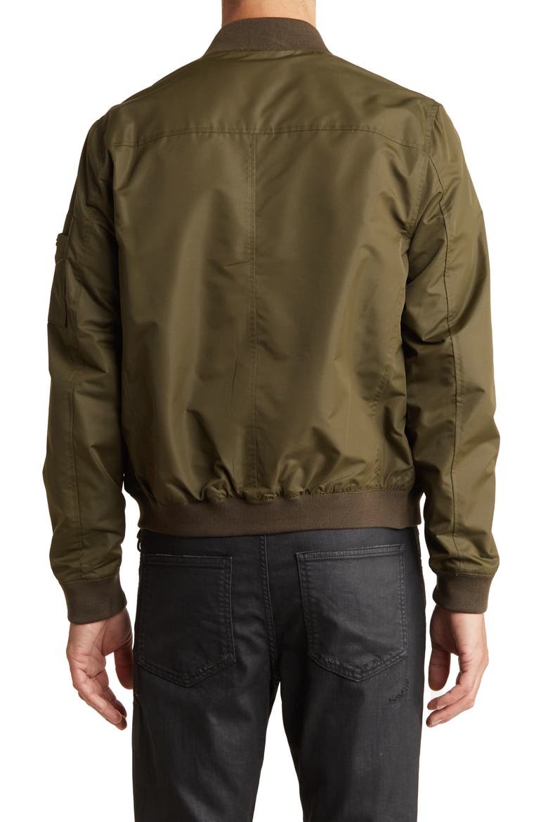 Alba Taslan Bomber Jacket, Alternate, color, OLIVE