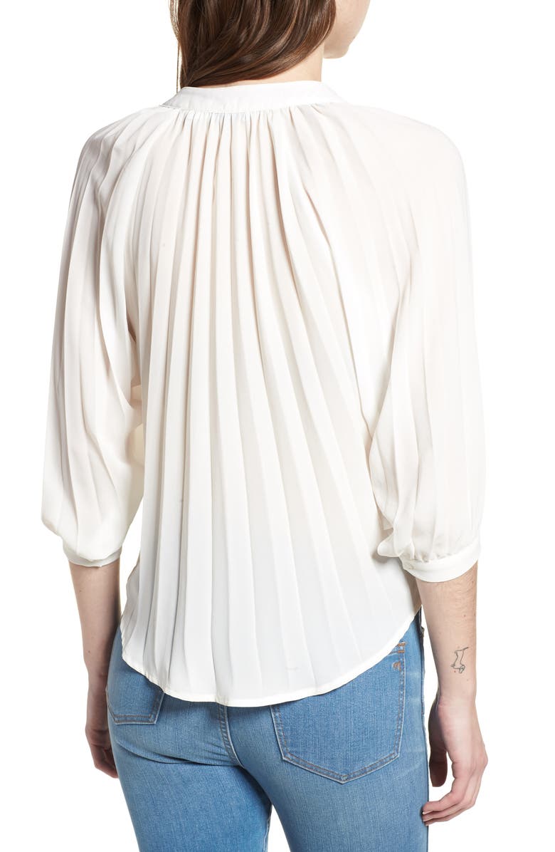 Bishop + Young Pleated Top, Alternate, color,