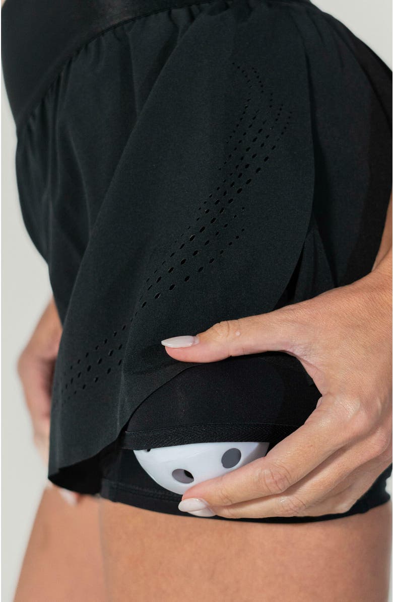 AVI Cross-Court Pickleball Skirt, Alternate, color, Black Beauty