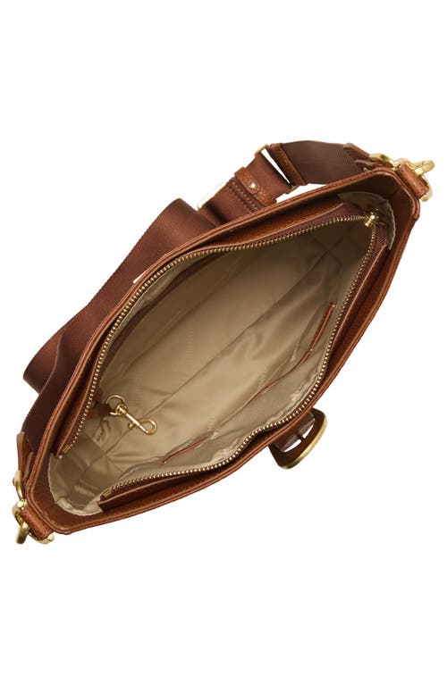 Brahmin Leia Croc Embossed Leather Crossbody Bag