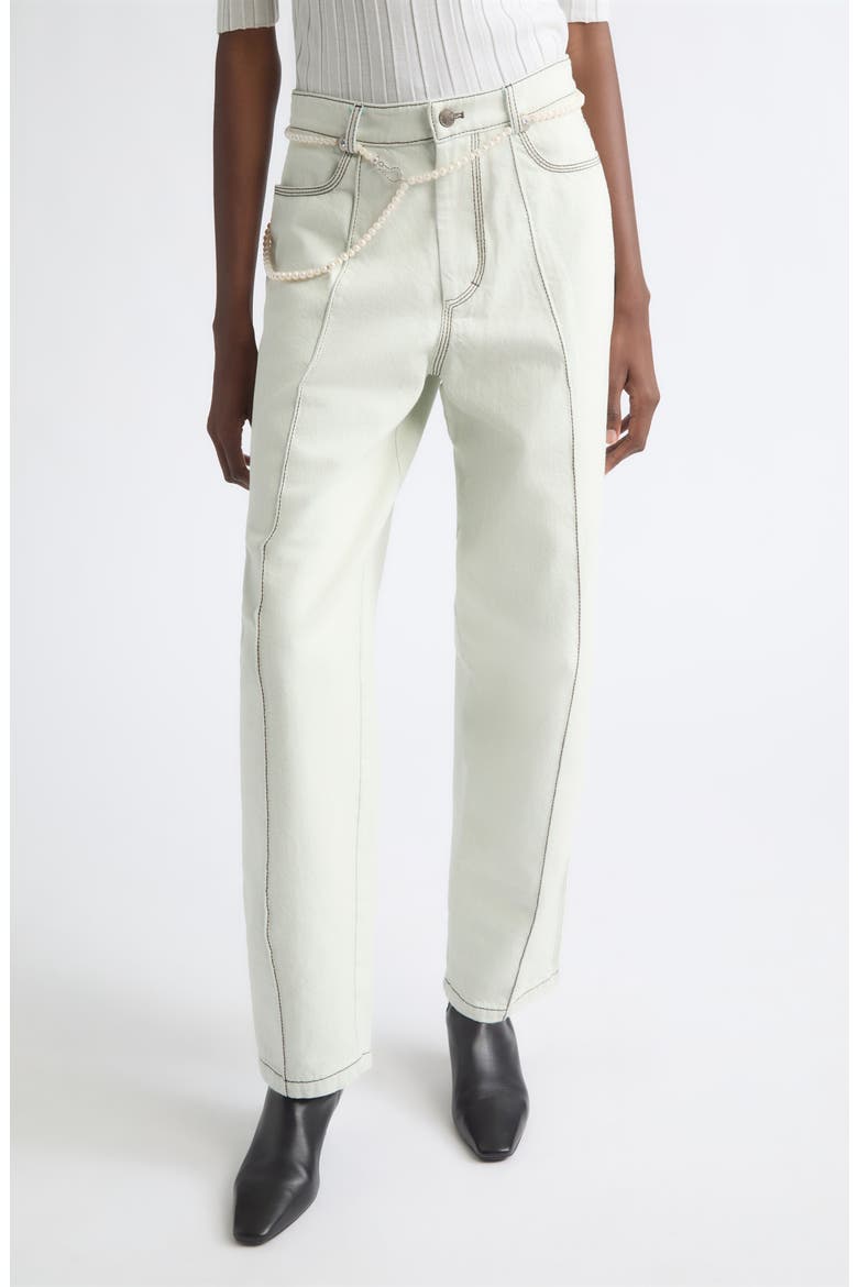 Borrowed Wide Leg Jeans, Main, color, ICE