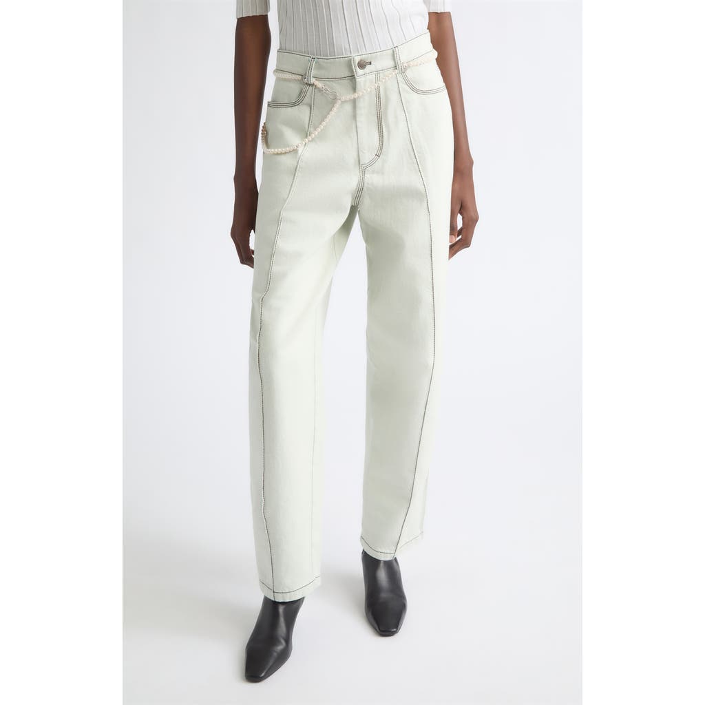 Nackiyé Nackiyè Borrowed Wide Leg Jeans In White