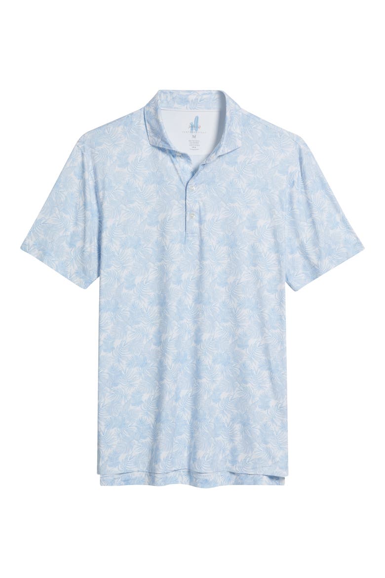 Mana Leaf Print Featherweight Performance Polo, Alternate, color, KONA