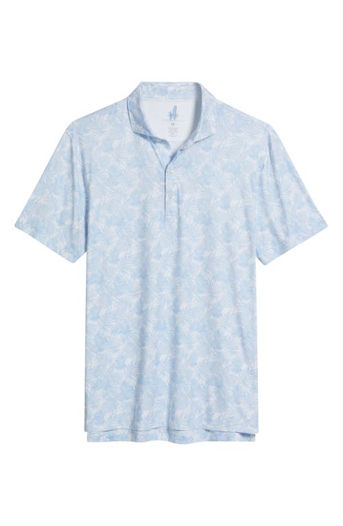 Johnnie-o Mana Leaf Print Featherweight Performance Polo