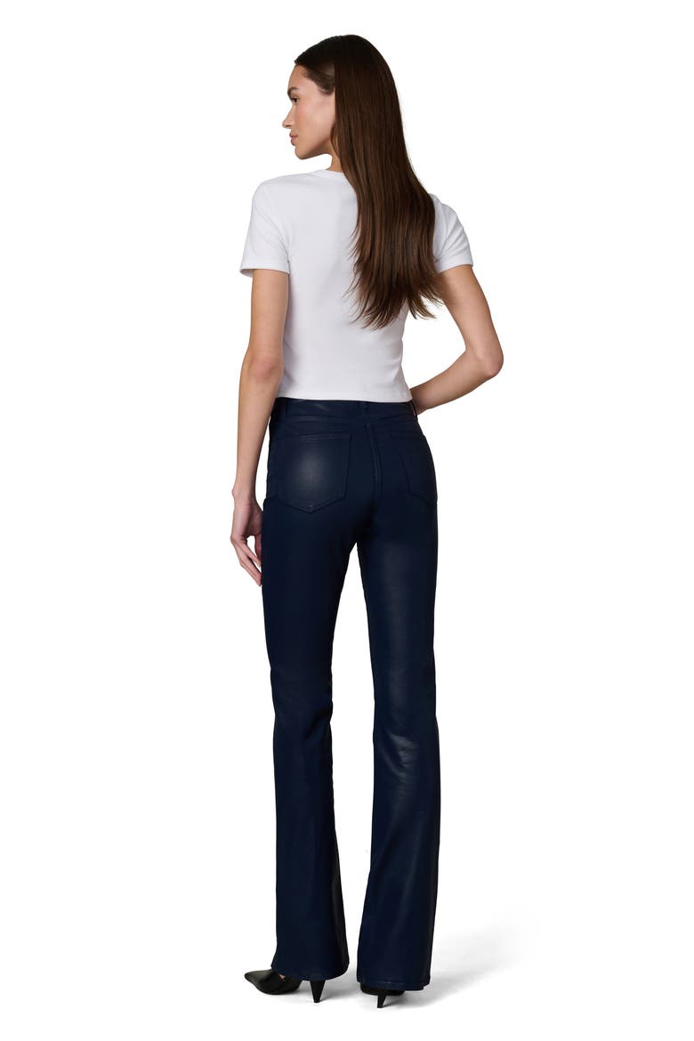 The Hi Honey Curvy Coated Bootcut Jeans, Alternate, color, MARITIME BLUE