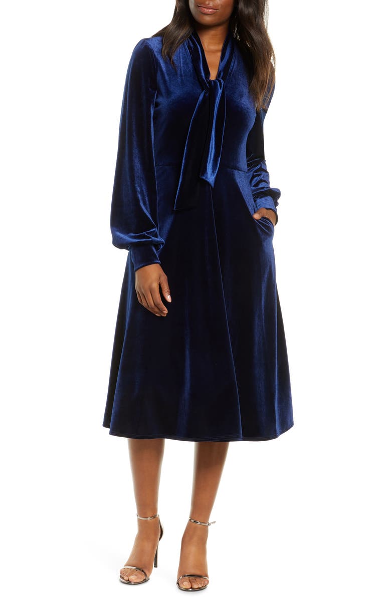 Black Halo Ruby Dress, Main, color,