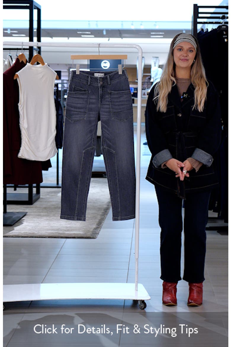 Patch Pocket Ankle Tapered Jeans video