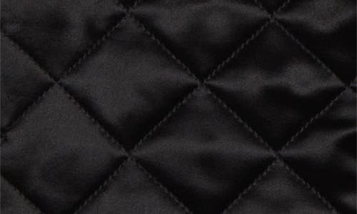 Sandy Liang Subi Quilted Bow Jacket In Black