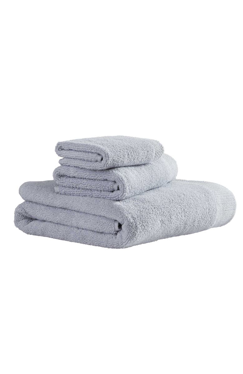 Calvin Klein Entwine 6-Piece Bath Towel Set, Alternate, color, Grey Mist Blue