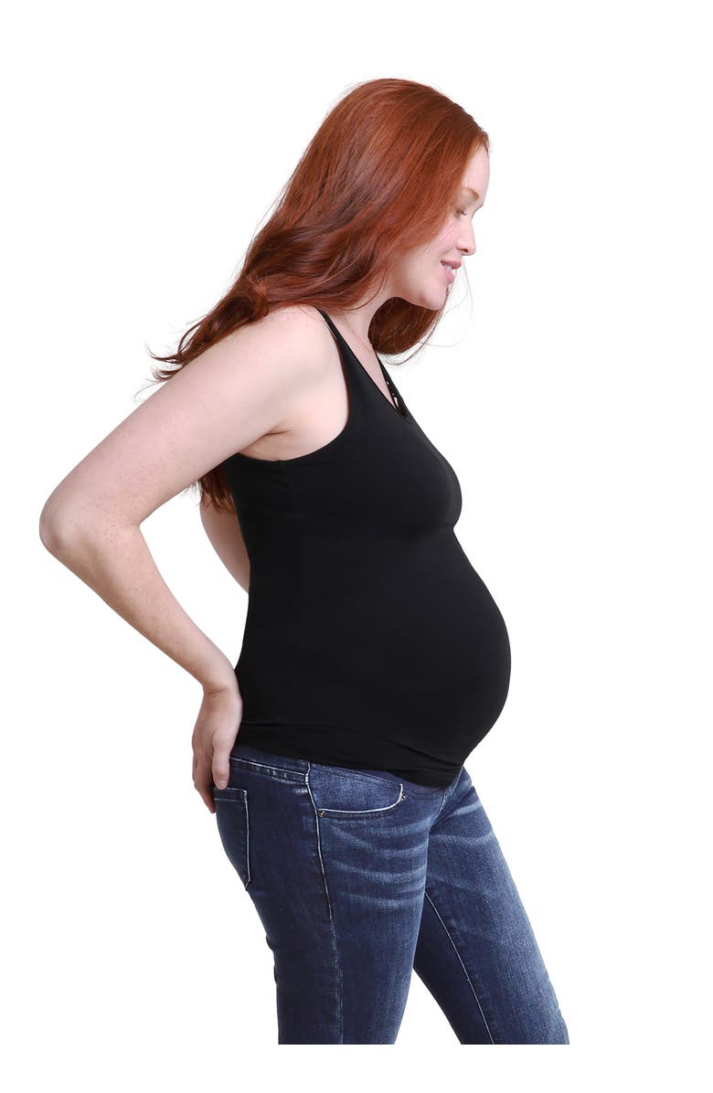 Ingrid & Isabel Maternity Scoop Neck Tank, Alternate, color, 