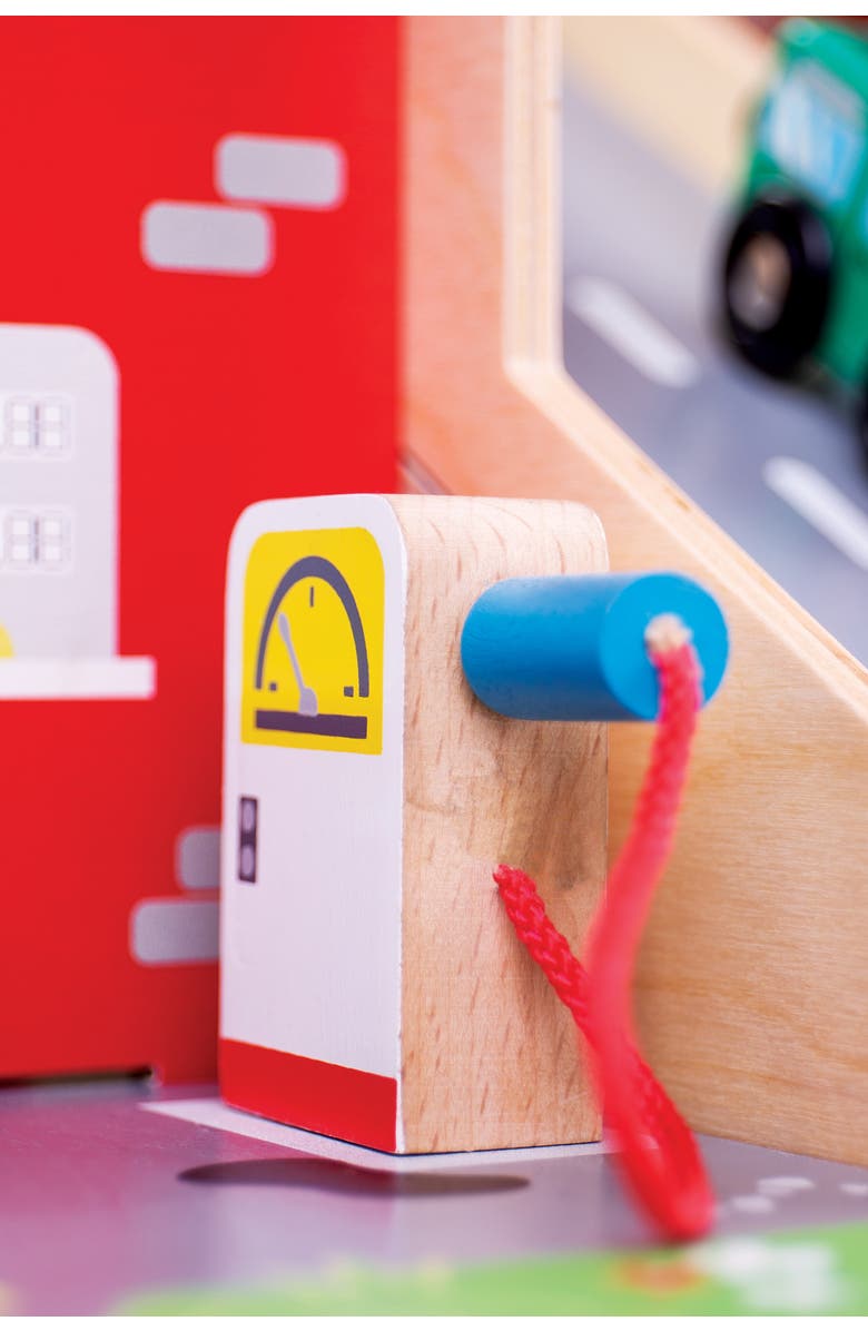 Bigjigs Heritage Playsets Park & Play Garage, Alternate, color, 