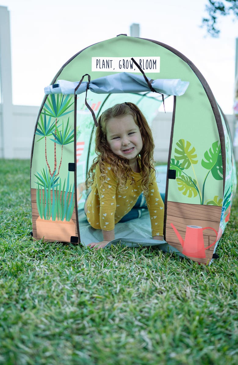 Pacific Play Tents Let's Grow Play Tunnel, Alternate, color, Green