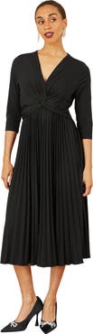 Yumi Jersey Knot Waist Midi Dress