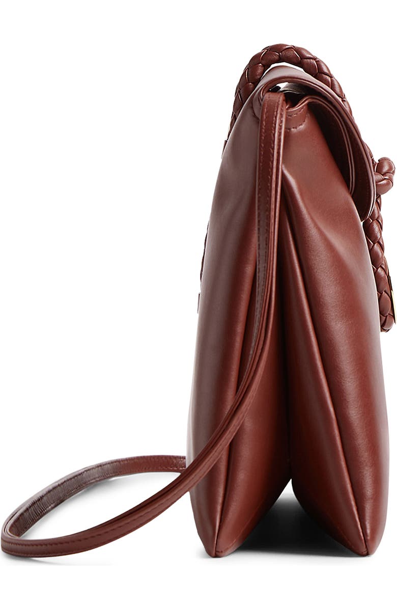Bottega Veneta Medium Liberta Leather Shoulder Bag, Alternate, color, 2506 Sapele-Muse Brass