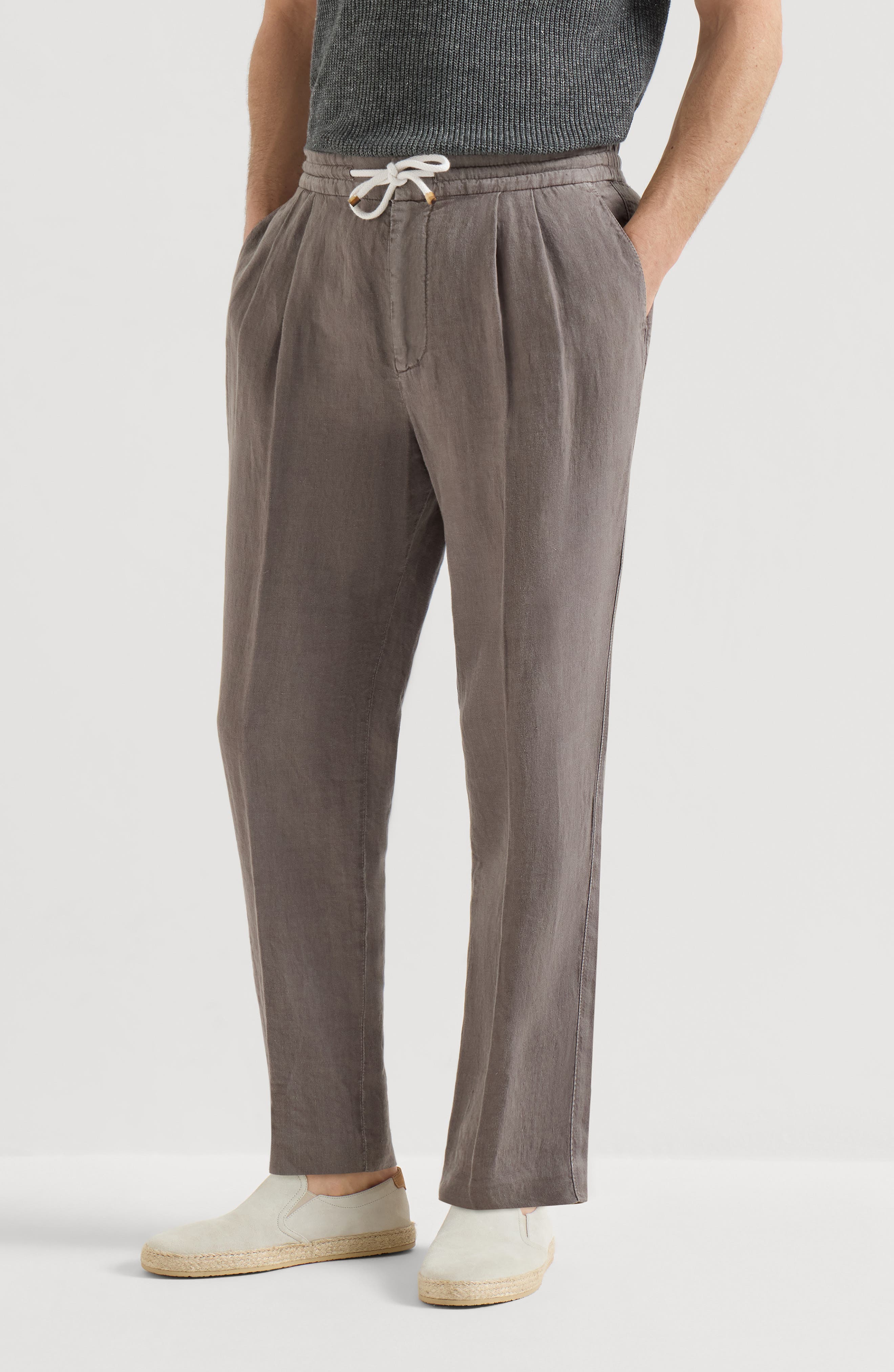 Trousers with drawstring - image 5