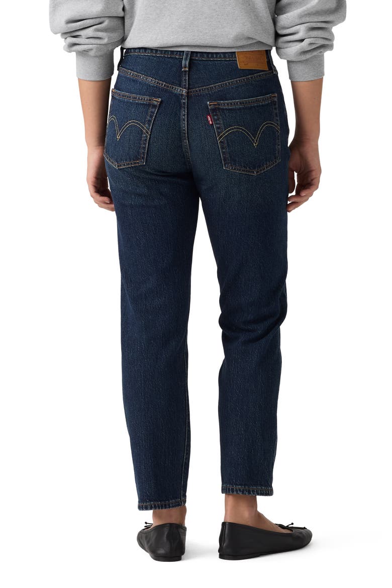 501® Crop Straight Leg Jeans, Alternate, color, TIME TAKE