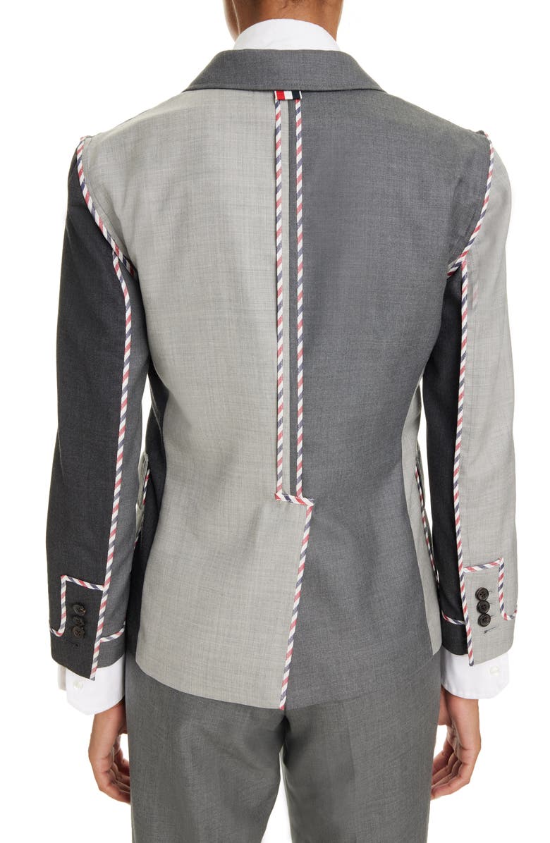 Thom Browne Fun-Mix Unconstructed Fit Wool Sport Coat, Alternate, color, 