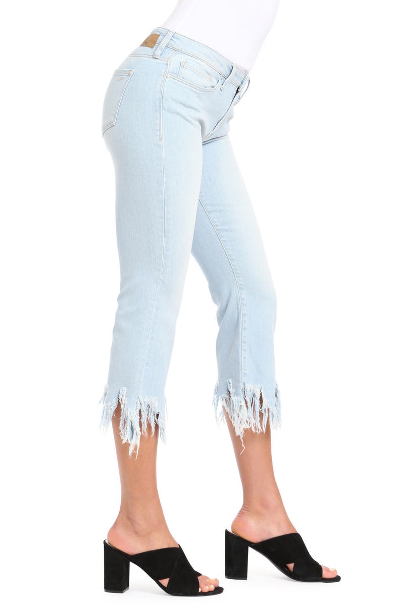 Mavi Jeans Anika Frayed Hem Cropped Jeans, Alternate, color,