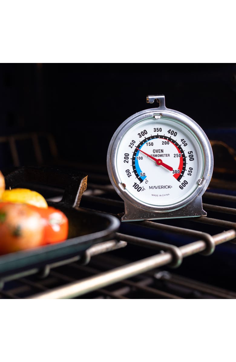 Maverick Large Dial Oven Thermometer, Alternate, color, Silver