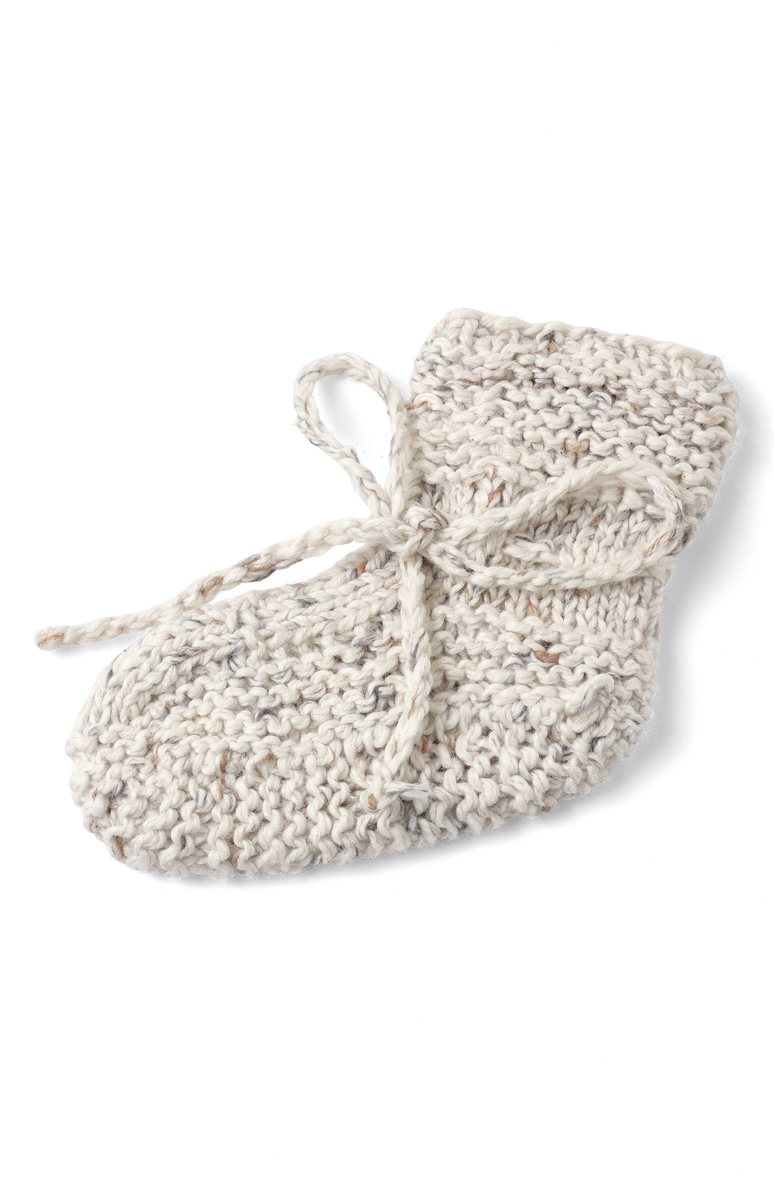 Knit Bootie, Alternate, color, NATURAL