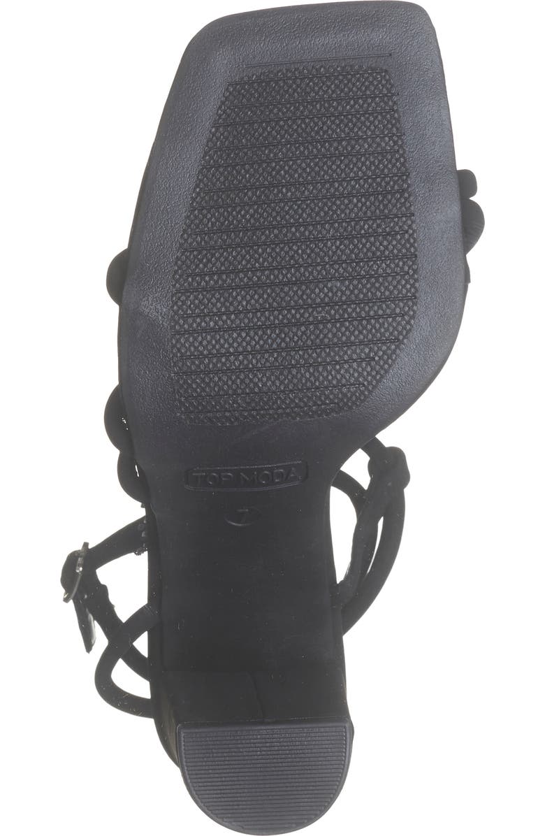 TOP GUY SHOES Agatha Butterfly Block Heel Sandal, Alternate, color,