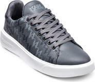 KARL LAGERFELD PARIS Side Logo Grid Low Top Sneaker