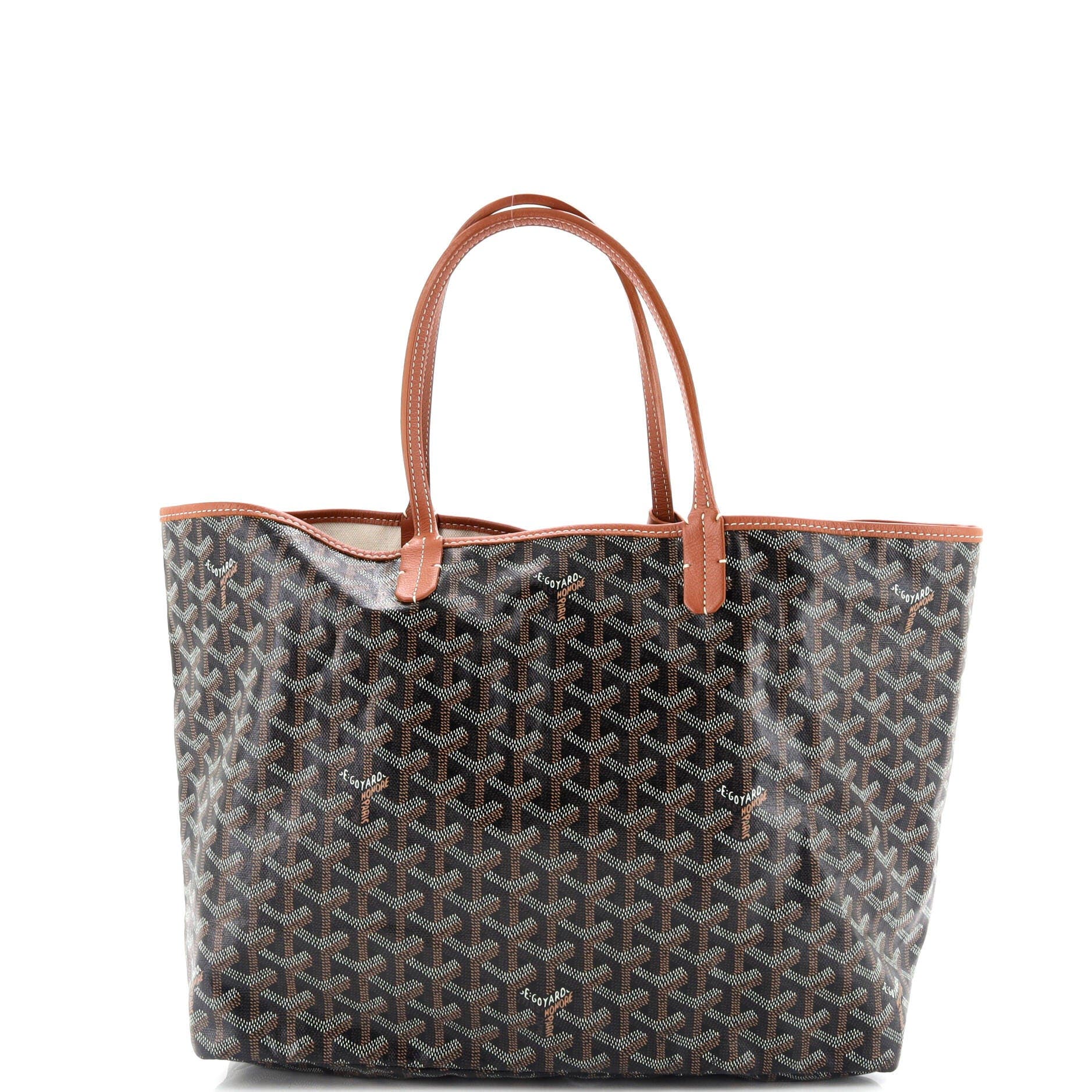 Pre-Owned Goyard Saint Louis Tote Coated Canvas PM, Alternate, color, 