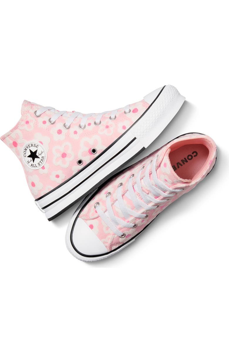 Converse Kids' Chuck Taylor<sup>®</sup> All Star<sup>®</sup> EVA Lift High Top Sneaker, Alternate, color, Donut Glaze/Oops Pink