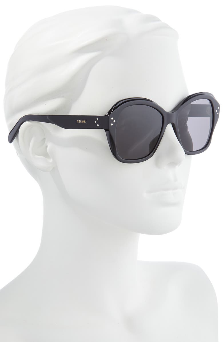 CELINE 54mm Cat Eye Sunglasses, Alternate, color, 