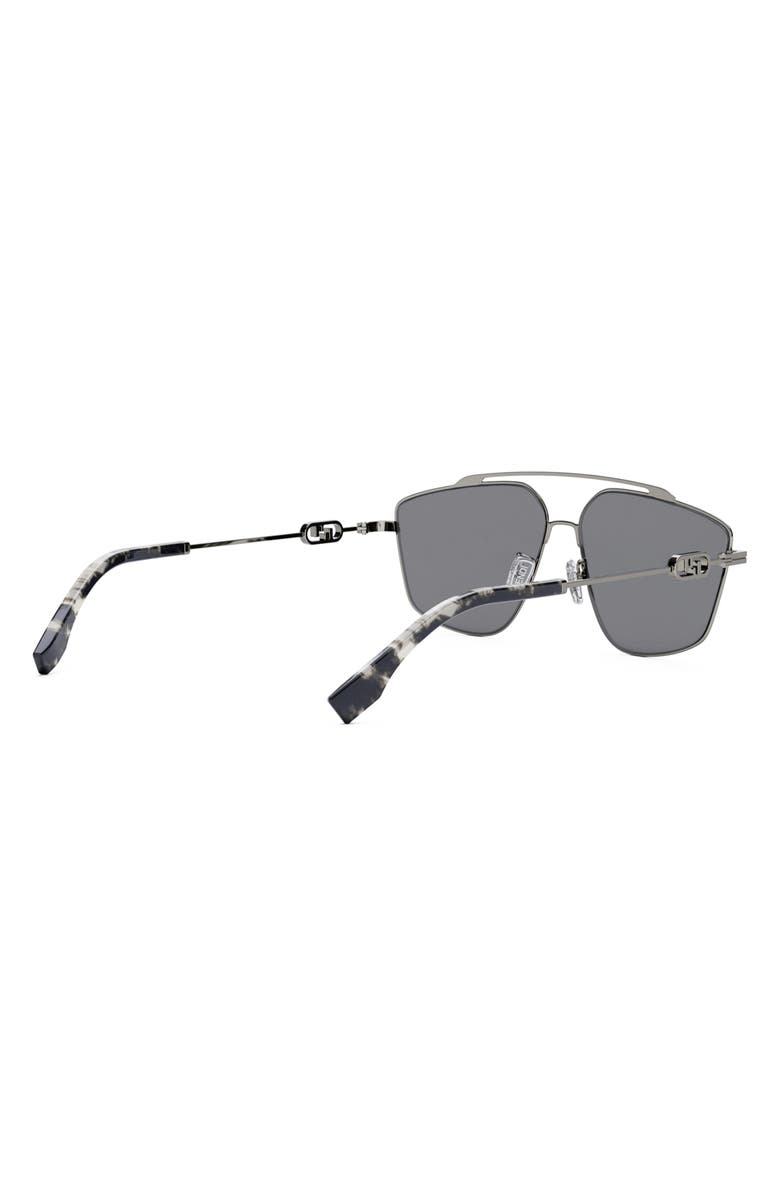 Fendi 'Fendi O'Lock 58mm Geometric Sunglasses, Alternate, color, 