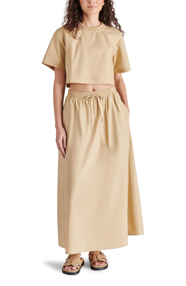 Steve Madden Sunny Crop Top, Alternate, color, Khaki