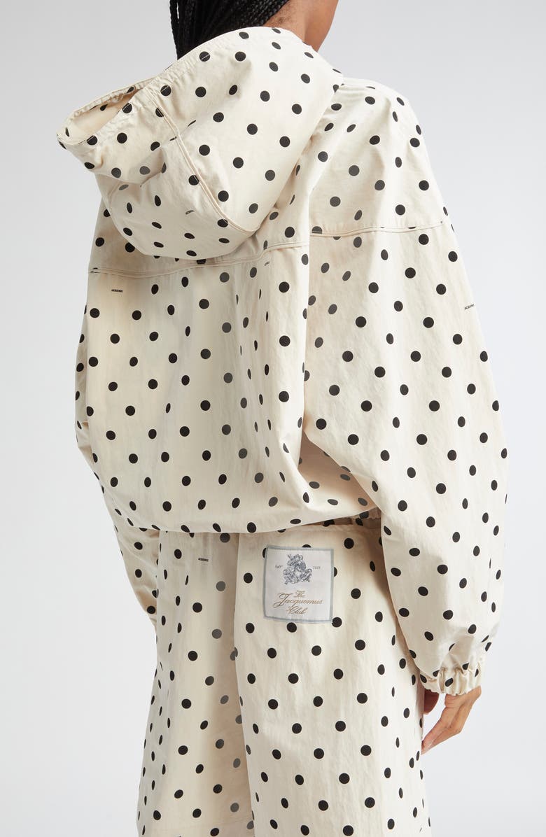 Jacquemus The Bateau Polka Dot Windbreaker, Alternate, color,