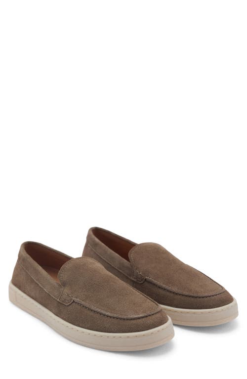 Mango Suede Loafer In Brown
