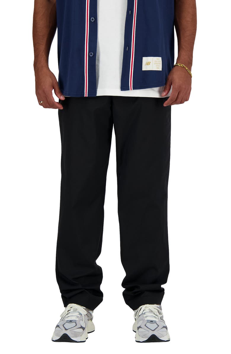 New Balance Twill Straight Leg Pants, Main, color, 