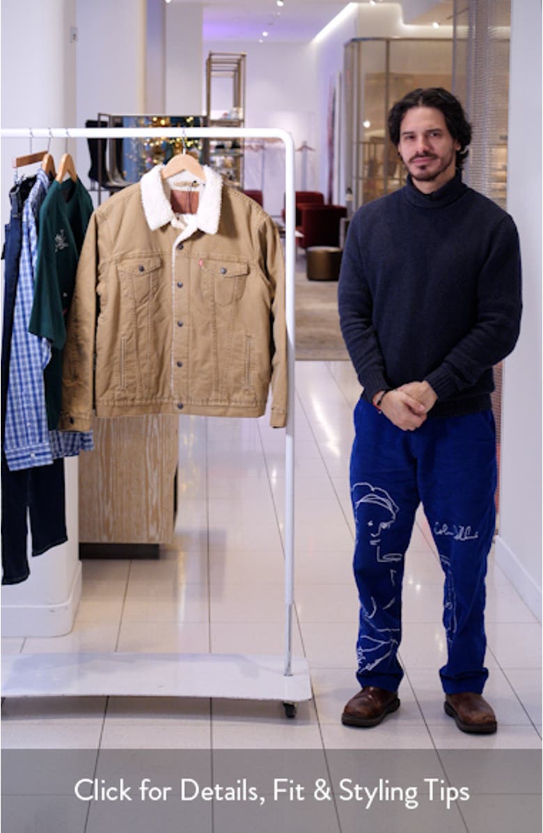 Type III High Pile Fleece Lined Denim Trucker Jacket, sales video thumbnail