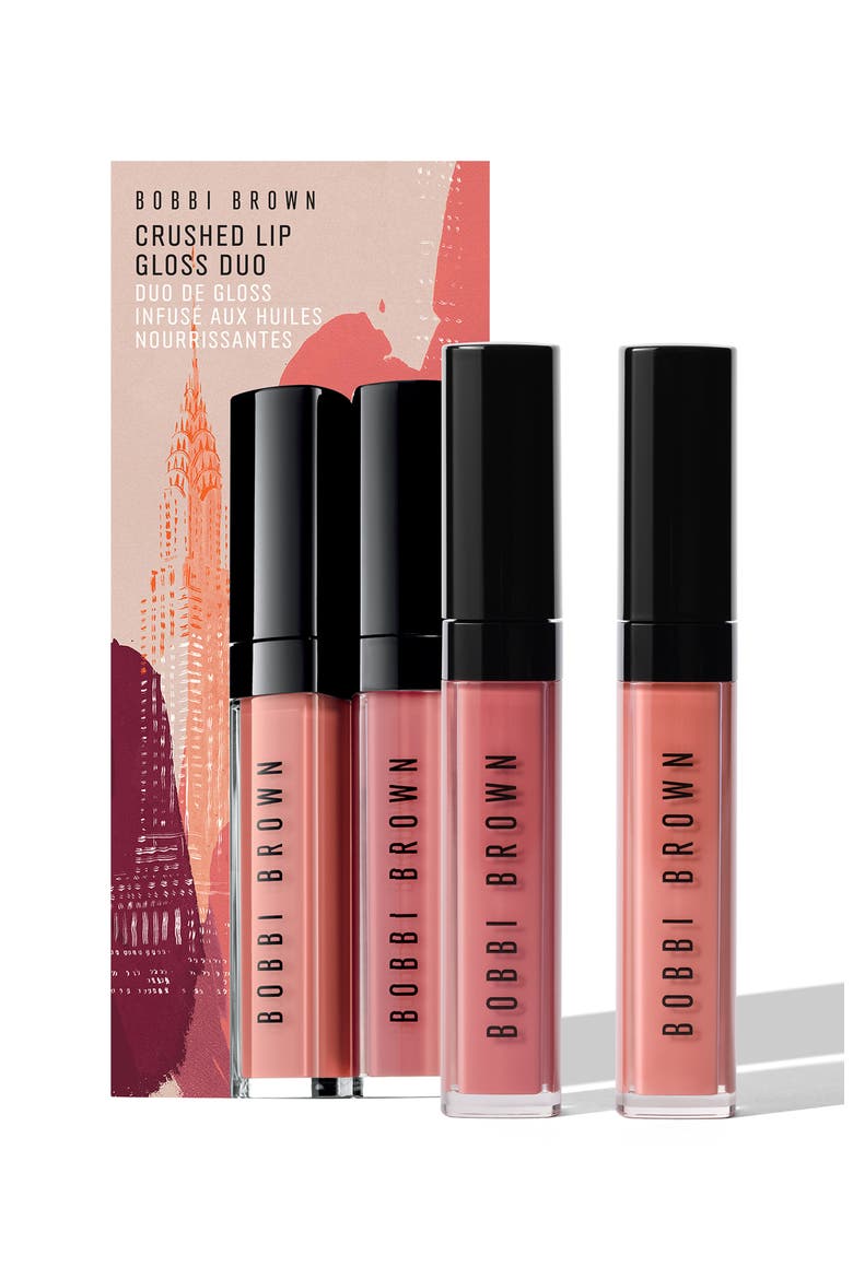 Crushed Oil Infused Lip Gloss Duo $66 Value, Main, color, IN THE BUFF/ NEW ROMANTIC