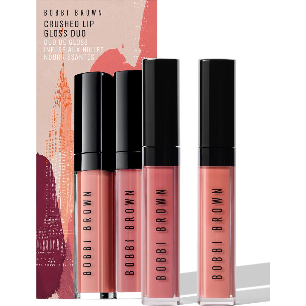 Bobbi Brown Crushed Oil Infused Lip Gloss Duo $66 Value