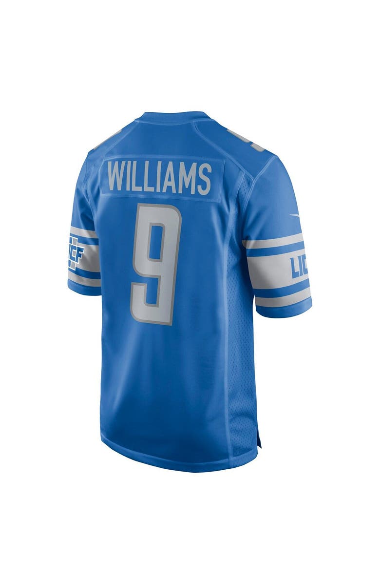 Nike Men's Nike Jameson Williams Blue Detroit Lions Player Game Jersey, Alternate, color, 
