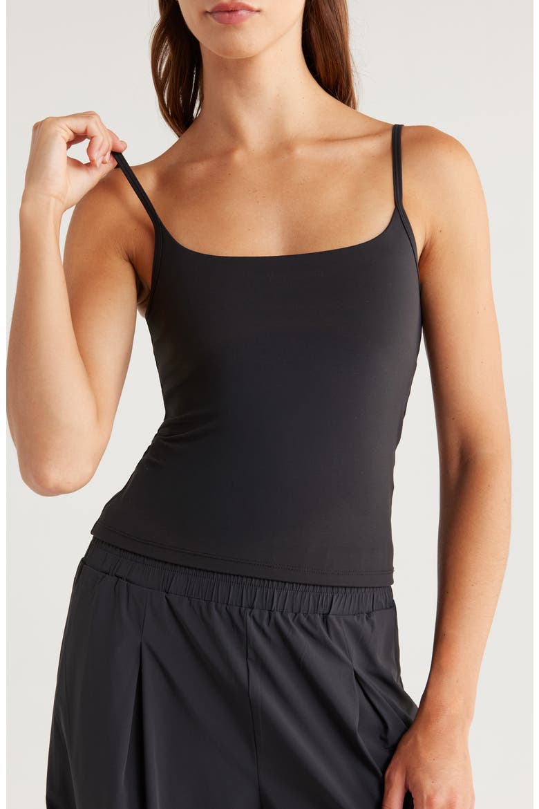 So Soft Camisole, Alternate, color, BLACK