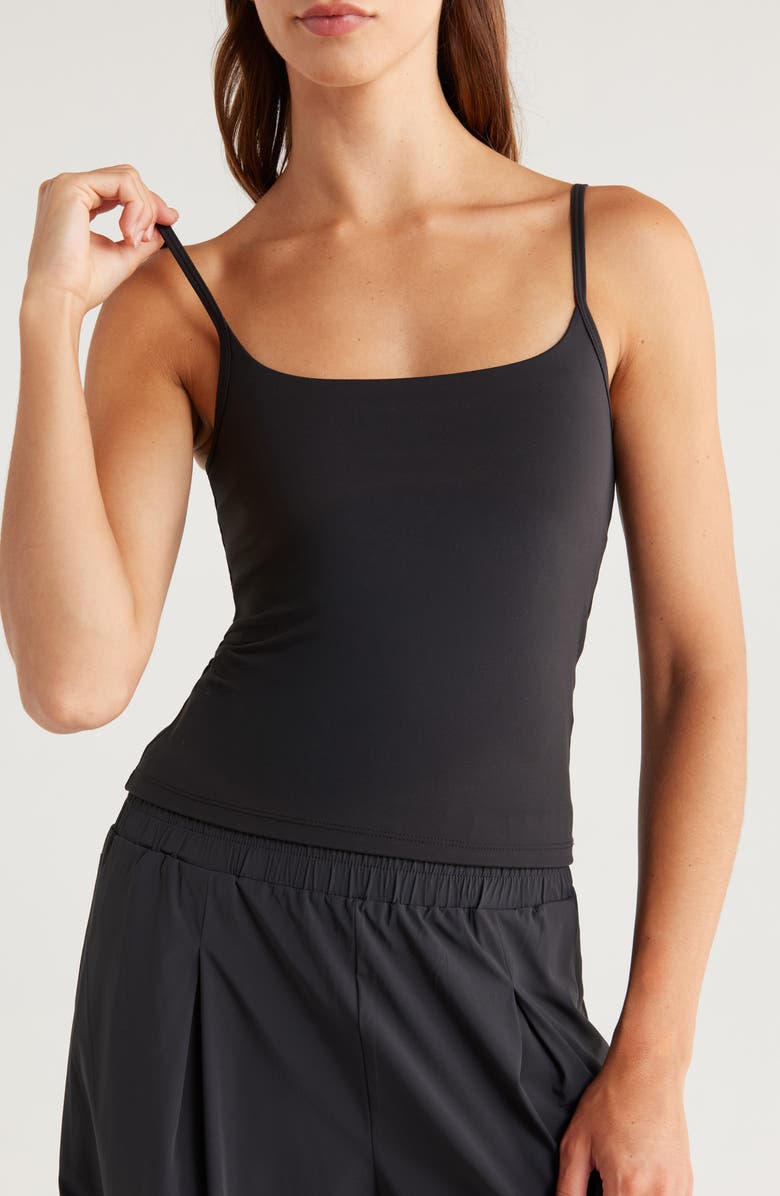Zella So Soft Camisole, Alternate, color, Black