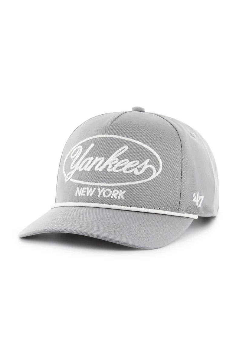 '47 Men's '47 Gray New York Yankees Foundational Hitch Adjustable Hat, Alternate, color, Gray