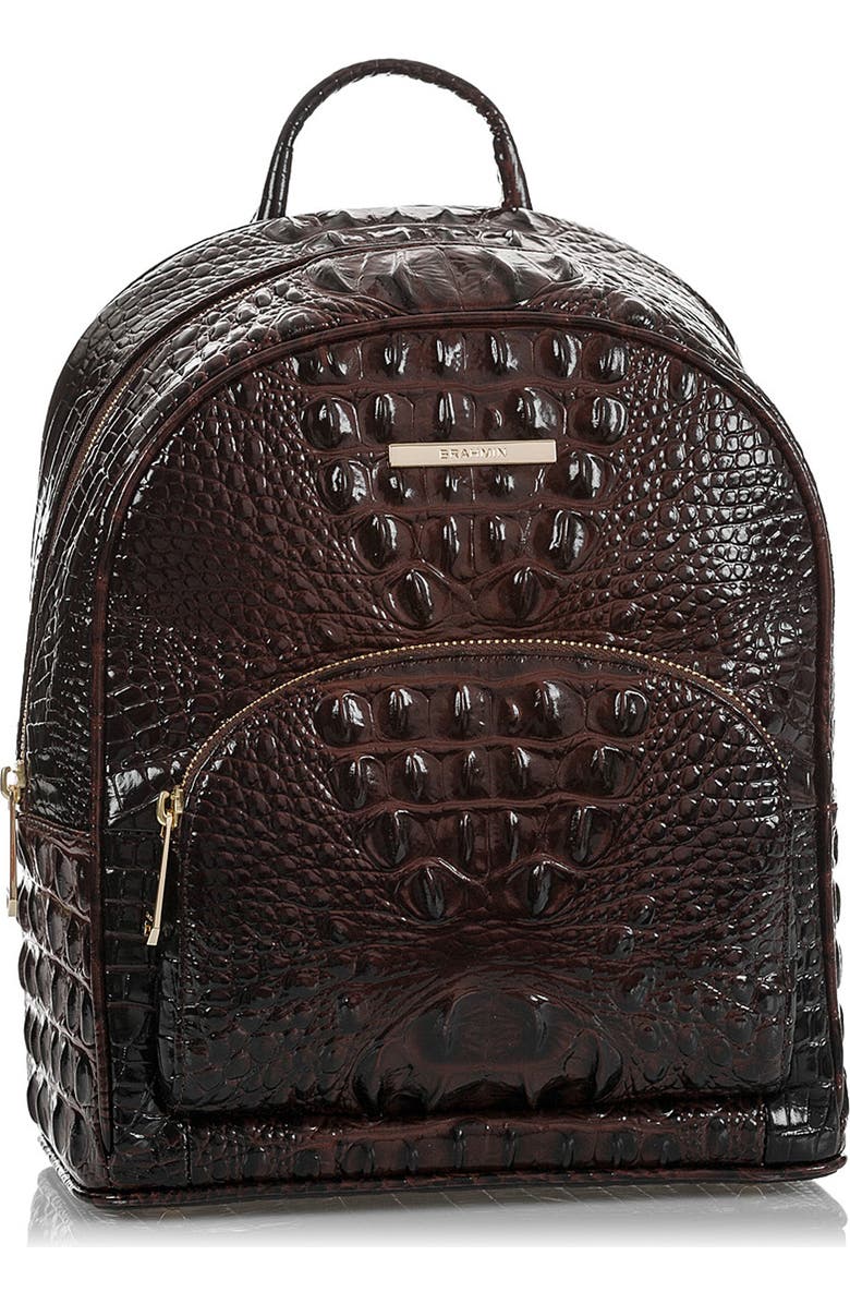Brahmin Mini Dartmouth Leather Backpack, Alternate, color,