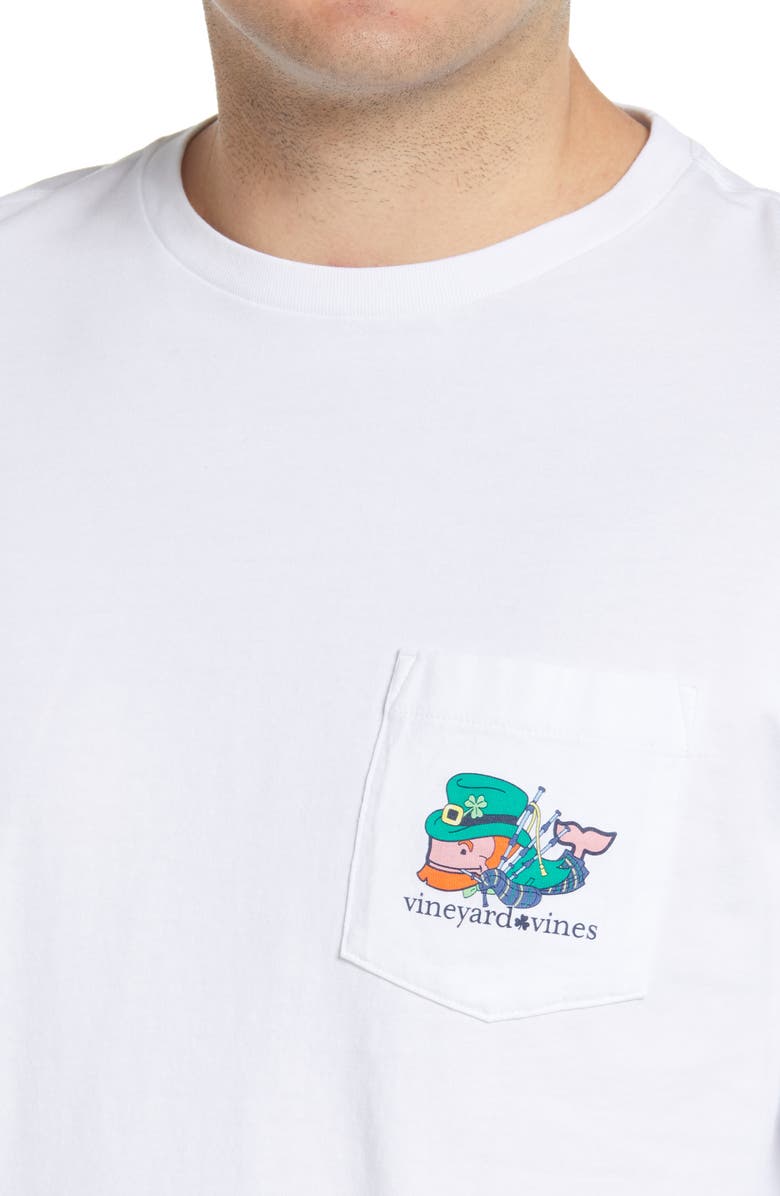 vineyard vines Men's Bagpipe Whale Long Sleeve Pocket Graphic Tee, Alternate, color,