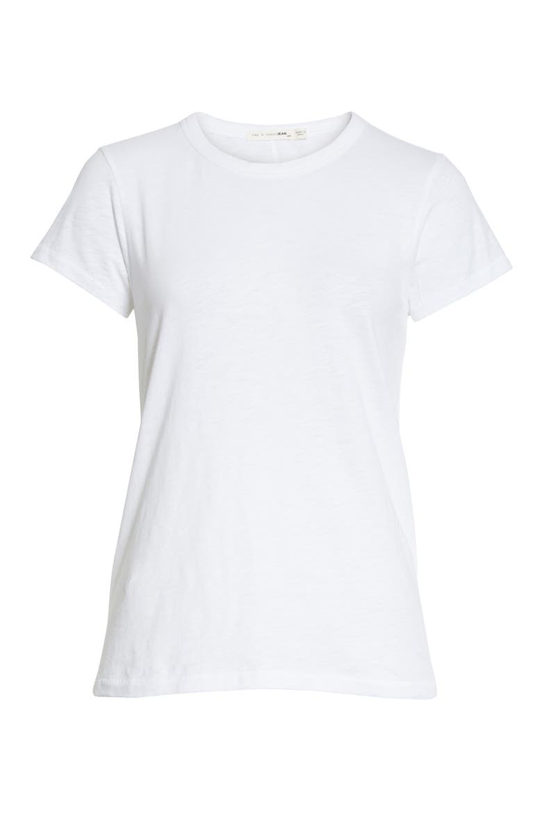 The Slub Tee, Alternate, color, BRIGHTWHT