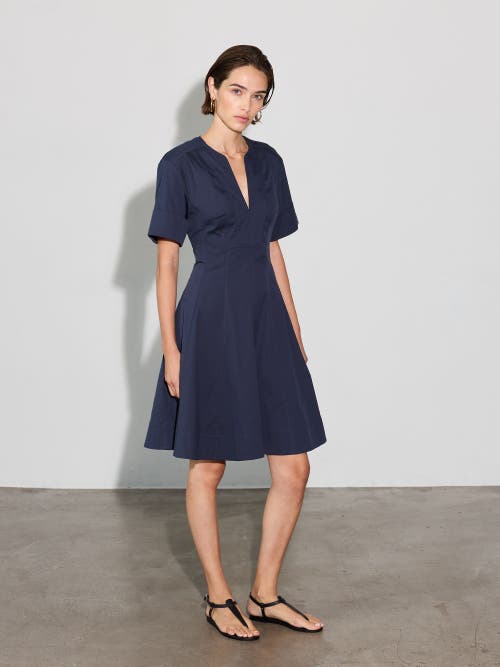 Callas Milano Sora Flared Dress In Blue