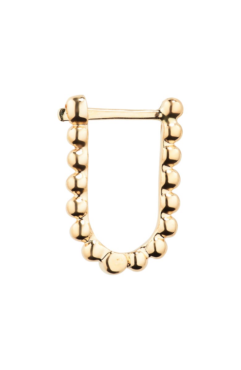 Dana Rebecca Designs Poppy Rae U-Hoop Earrings, Alternate, color, Yellow Gold