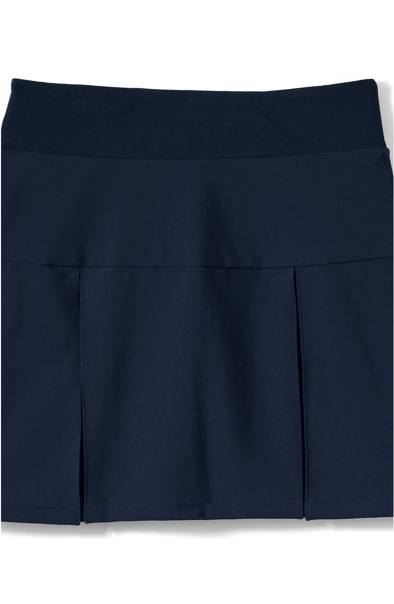 School Uniform Girls Performance Pleated Skort Above the Knee