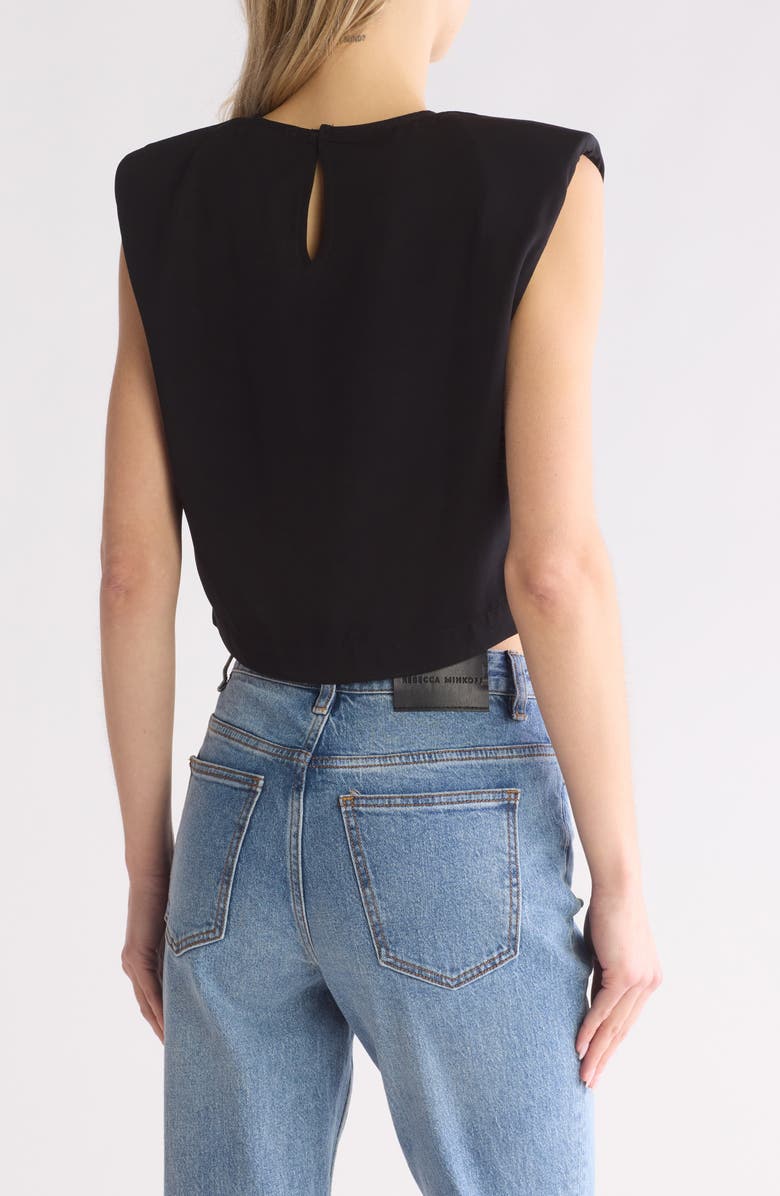 Rebecca Minkoff Pippa Boxy Crop Top, Alternate, color,