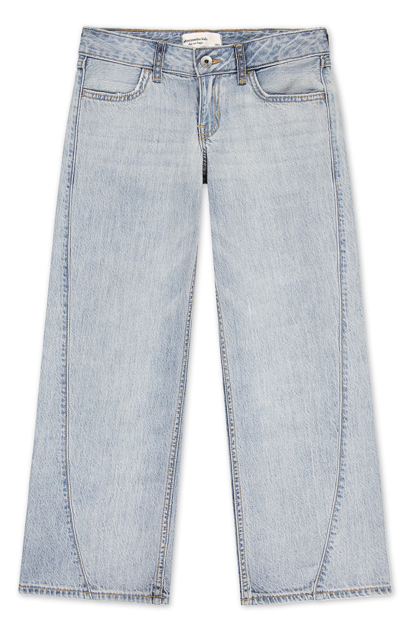 abercrombie kids Kids' Seamed Baggy Jeans